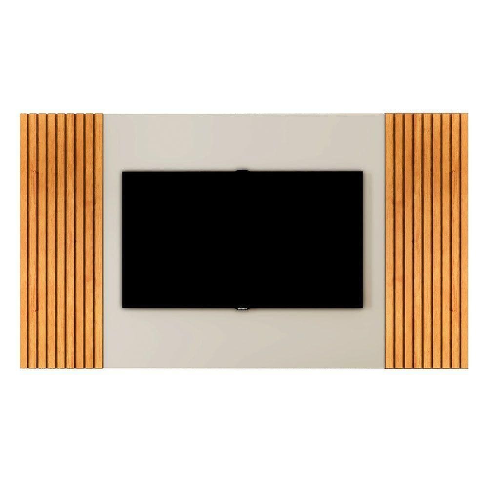 Painel Piazza Ripado 2,37 Mavaular Naturalle Com Off White