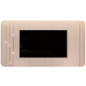 Painel Para Tv 75 Pol Com Led Orgânico Dion D05 Off White