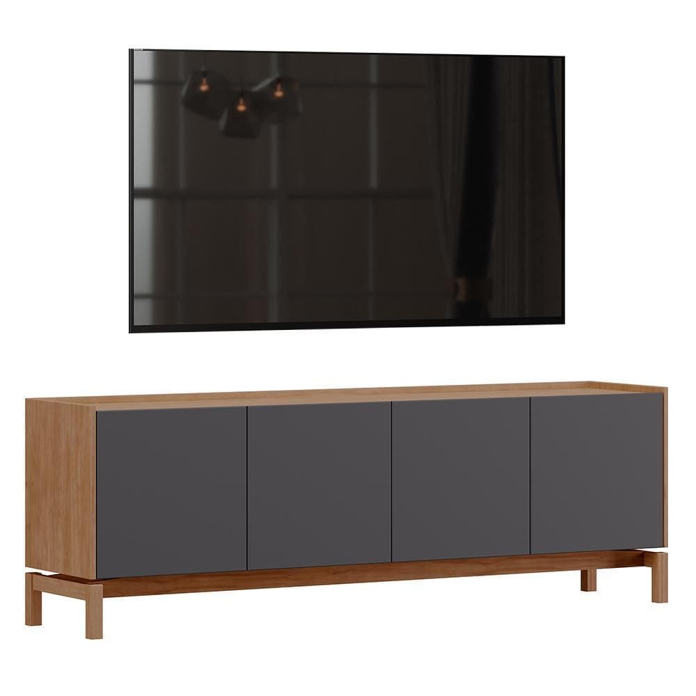 Rack Bancada Barcelona 180cm 2 Portas e 2 Gavetas - Finestra Móveis