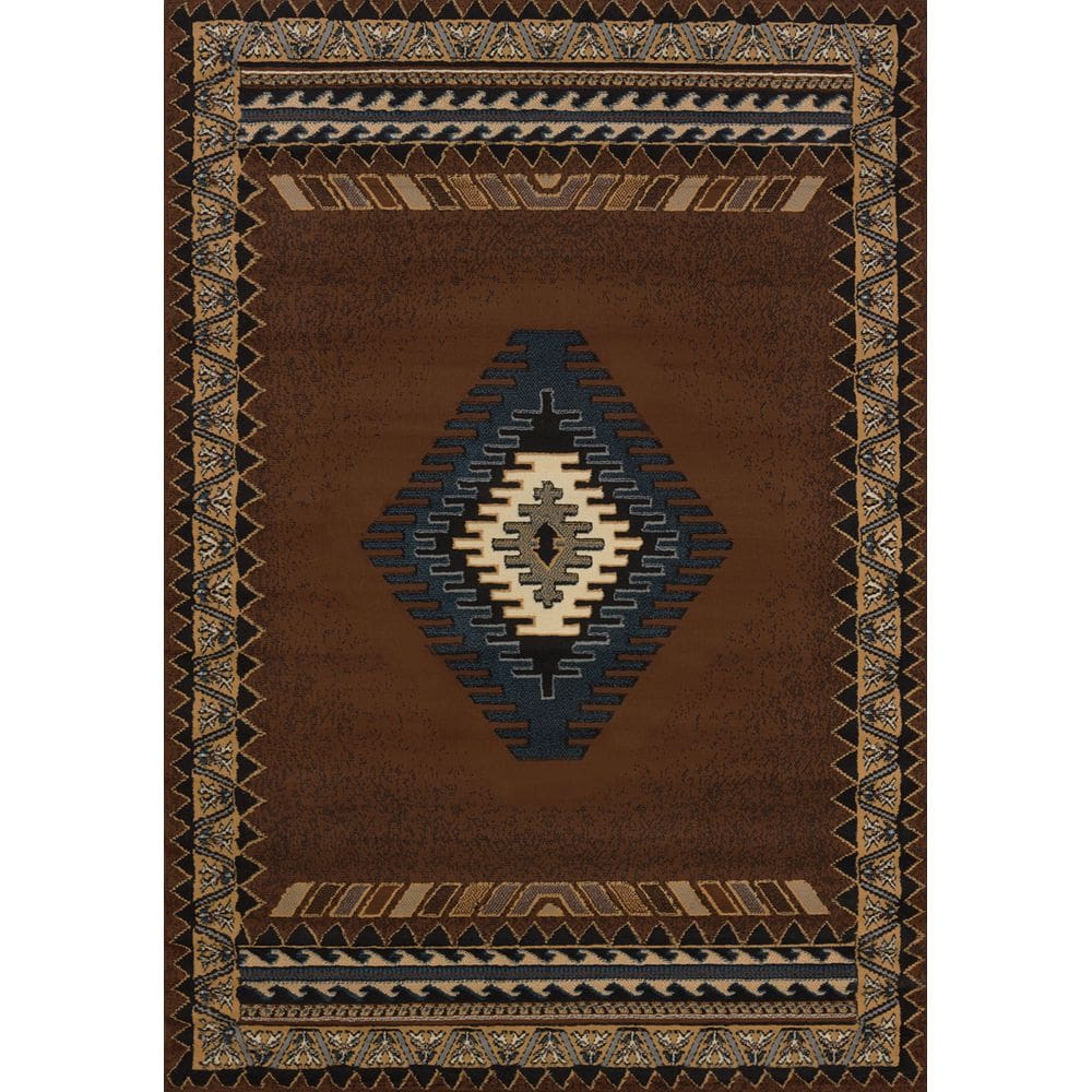 Tapete United Weavers Tucson Manhattan 56cm x 91cm Castanho