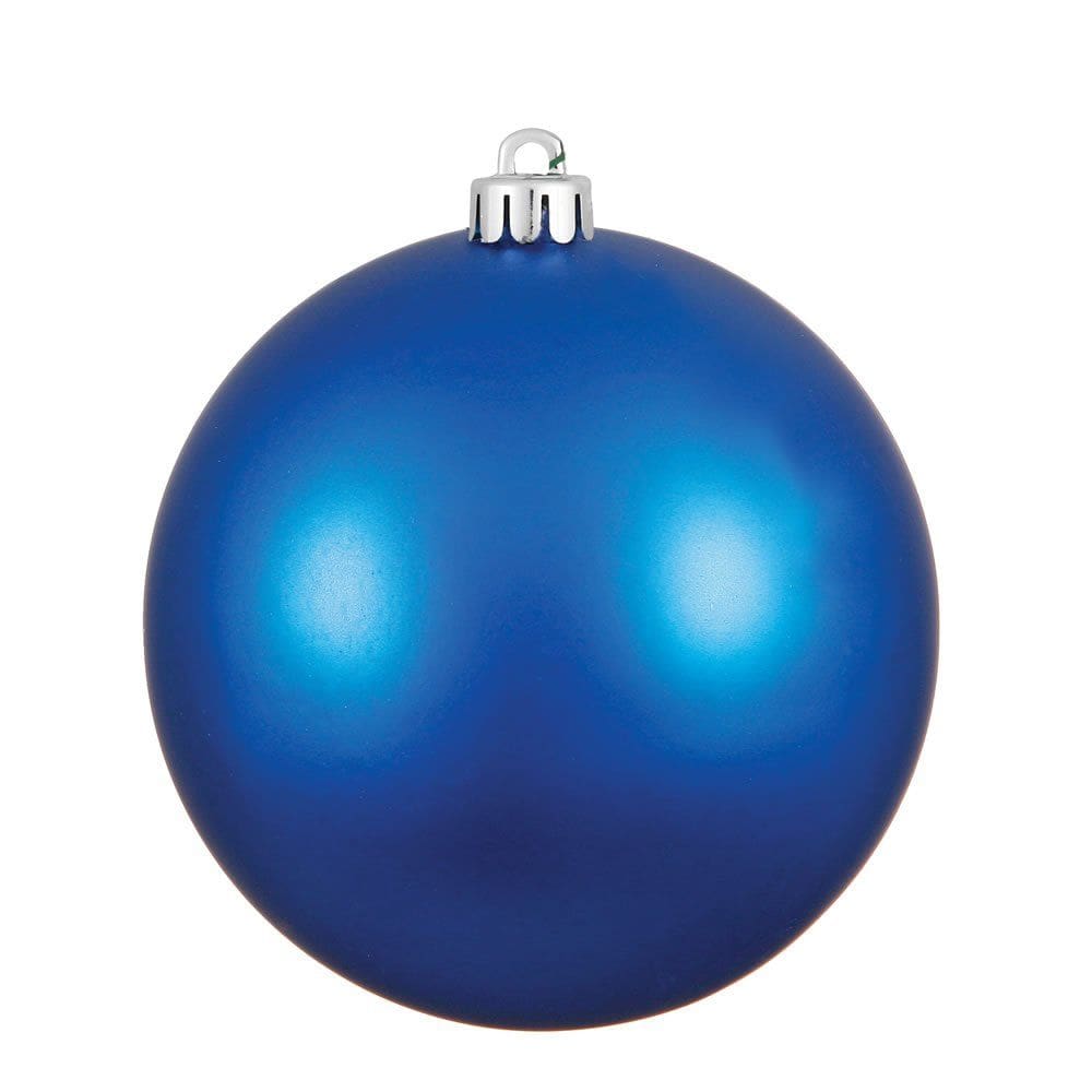 Bola de enfeite de Natal Vickerman Blue Matte 2,4 cm, pacote com 24