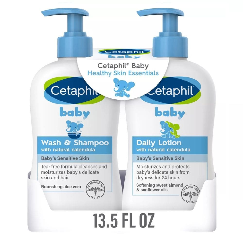Cetaphil Baby Shampoo + Loção Hidratante 399ml cada