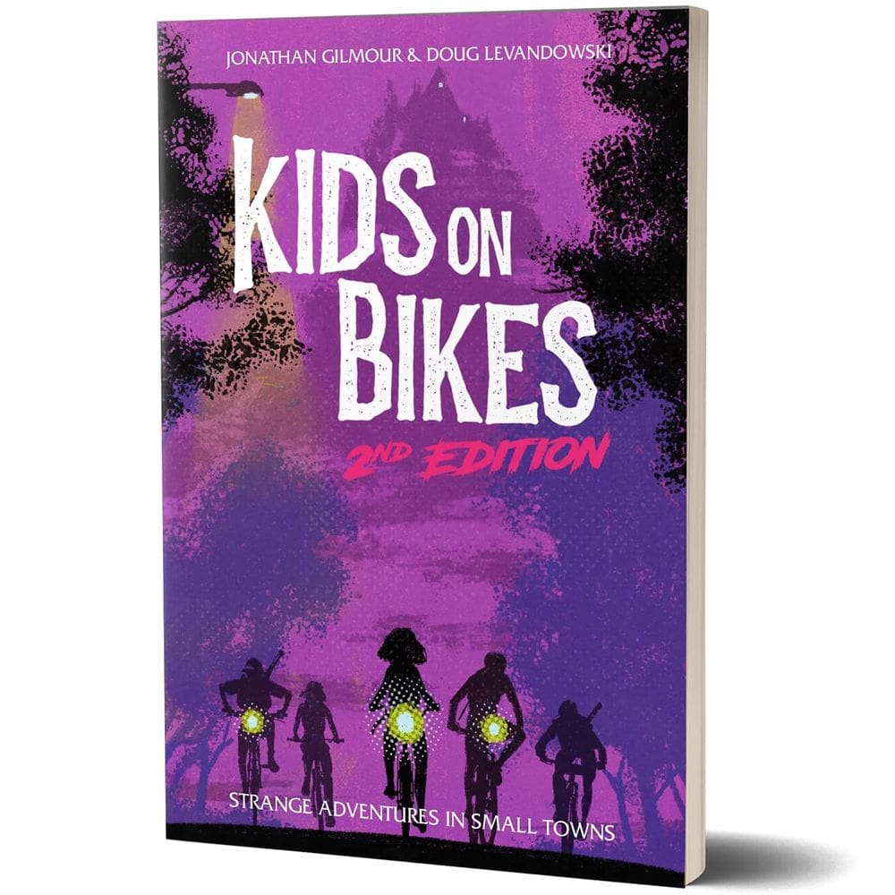 Livro de capa mole de RPG Renegade Game Kids on Bikes 2ª edição