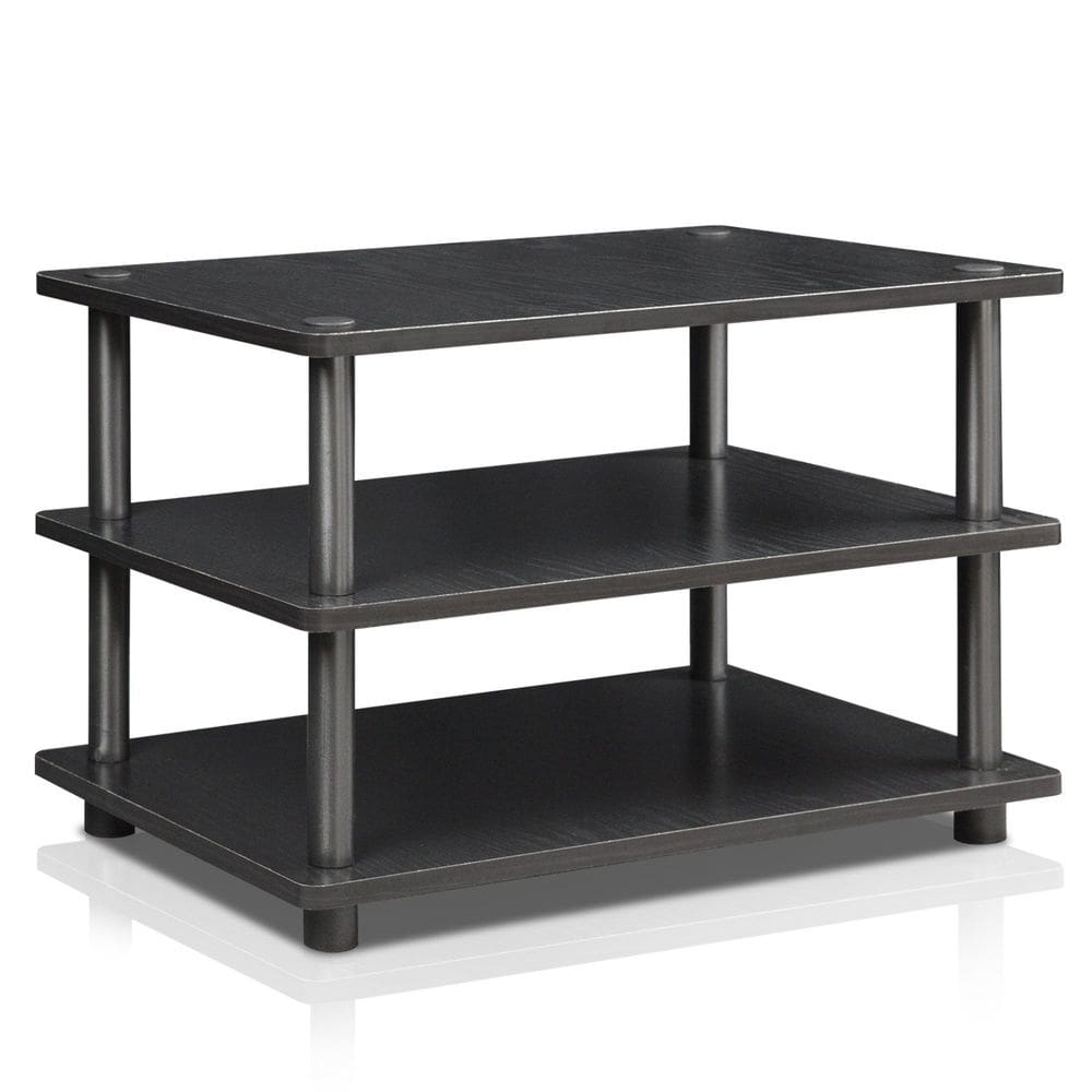 Suporte de TV Furinno Turn-N-Tube 3-Tier Corner Blackwood/Black