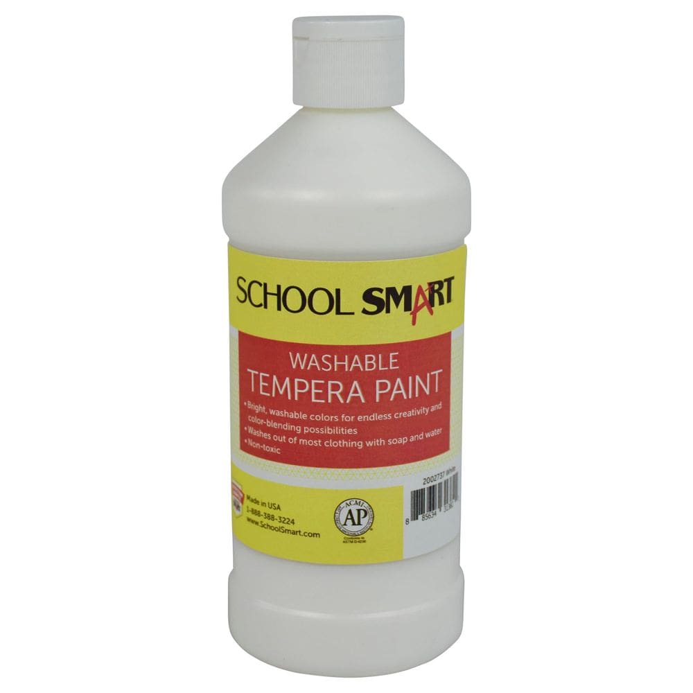 Tinta Têmpera Lavável School Smart 473ml Branca