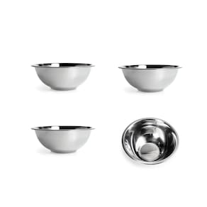 Tigela Inox Pequena 500ml Buffet Cozinha Profissional 4un