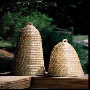 Abelha alta decorativa Skep Kalalou A0291 marrom