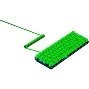 Conjunto de teclas Keycap PBT + Cabo Espiral - Green - RC2101490700R3X