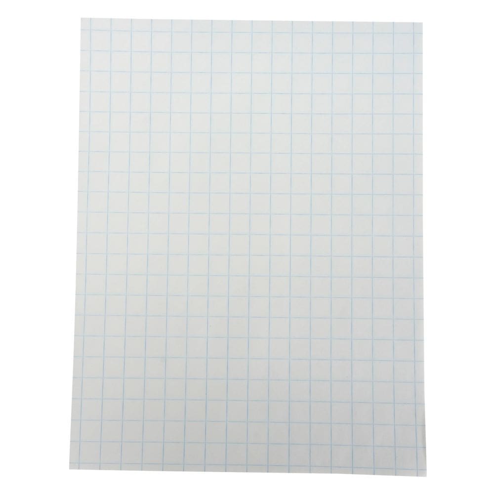 Papel milimetrado School Smart de dupla face 21,6 x 27,9 cm, pacote 500