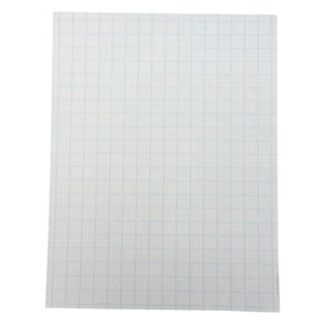 Papel milimetrado School Smart de dupla face 21,6 x 27,9 cm, pacote 500