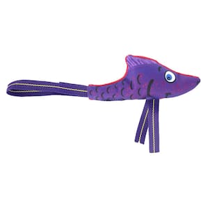 Brinquedo para cães American Dog Hybrid Collection Flyin` Fish Purple