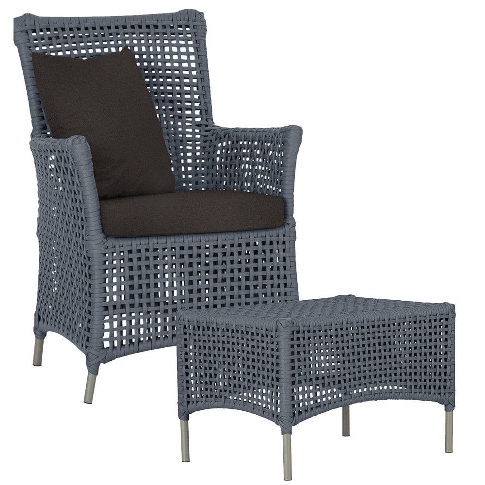 1 Poltrona e 1 Mesa Igapó em Alumínio