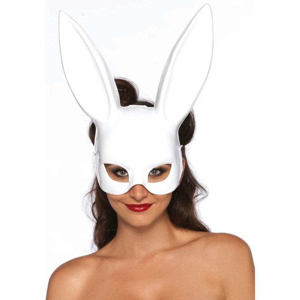 Acessórios de fantasia Leg Avenue Masquerade Rabbit Mask White