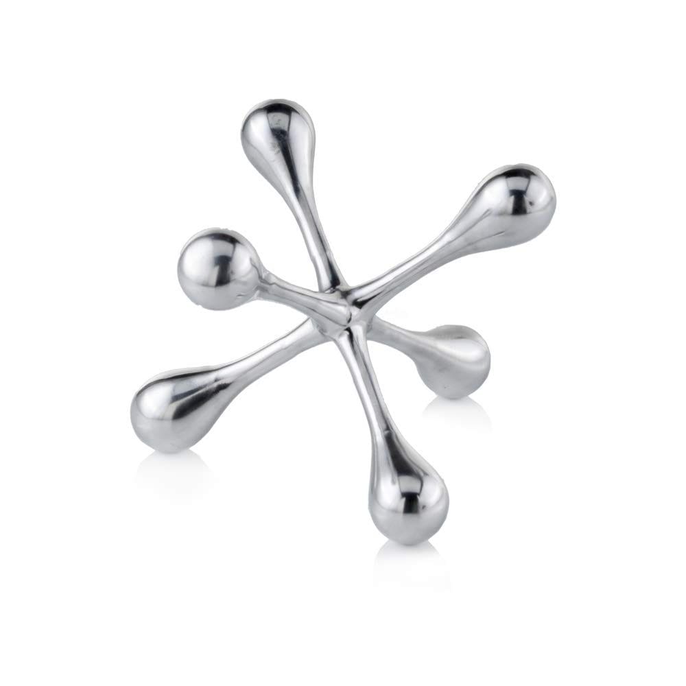 Acentos decorativos Jack Modern Day Accents Cantillo Medium Silver