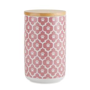 Coleção Pet Bowl & Canister Bone Dry Lattice Rose