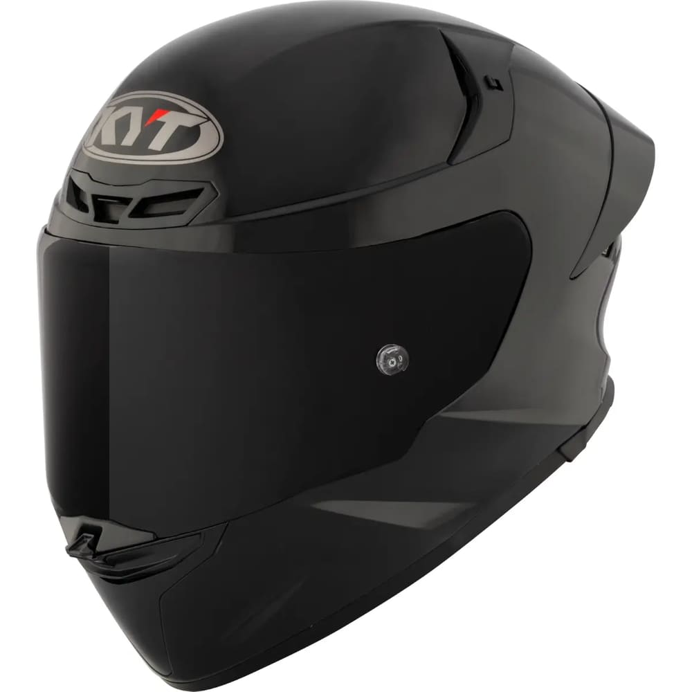 Capacete KYT TT Revo Plain Preto Brilhante