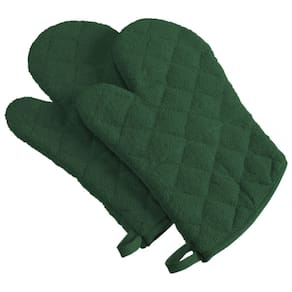 Luva de forno DII Basic Terry Collection 100% algodão verde escuro