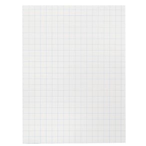 Papel milimetrado School Smart 1/2 polegada Rule 22,86 x 30,48 cm 500 She