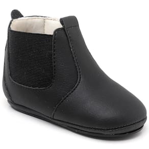 Sapato Botinha Bebe Baby Menino Confort Country Preto