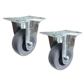 Rodízio Fixo 2” FLR 210 BP 45kg Cinza 100559 2un Rod-Car