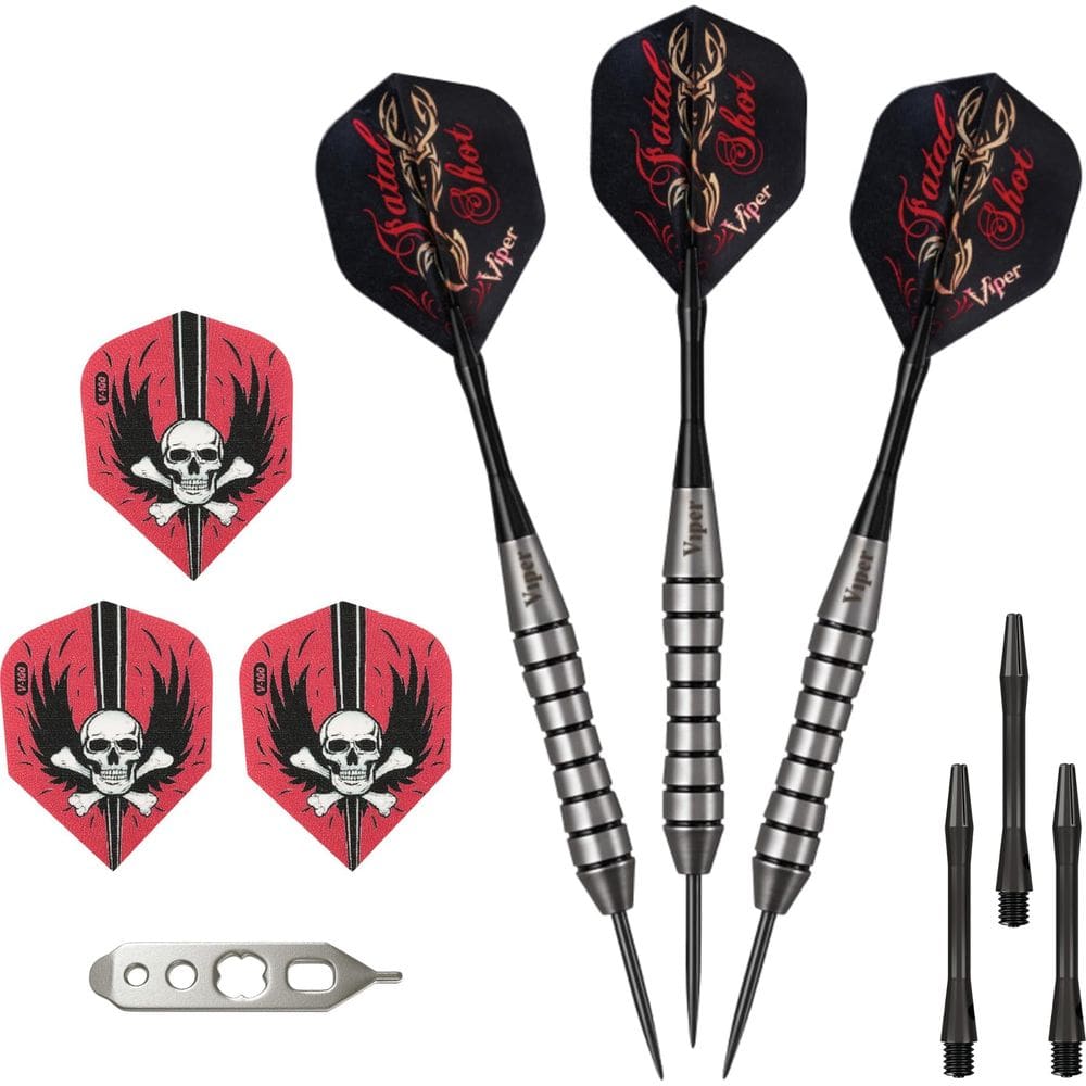 Conjunto de dardos Viper Underground Fatal Shot Steel Tip 24g