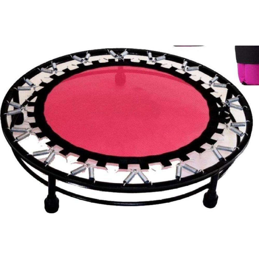 Jump Pink Profissional Cama Elástica + Caneleira4 Kg Pink