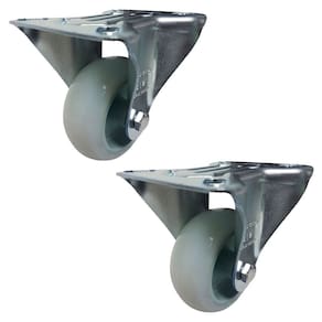 Rodízio Fixo 3” FLR 312 NP 90kg Nylon 114321 2un Rod-Car