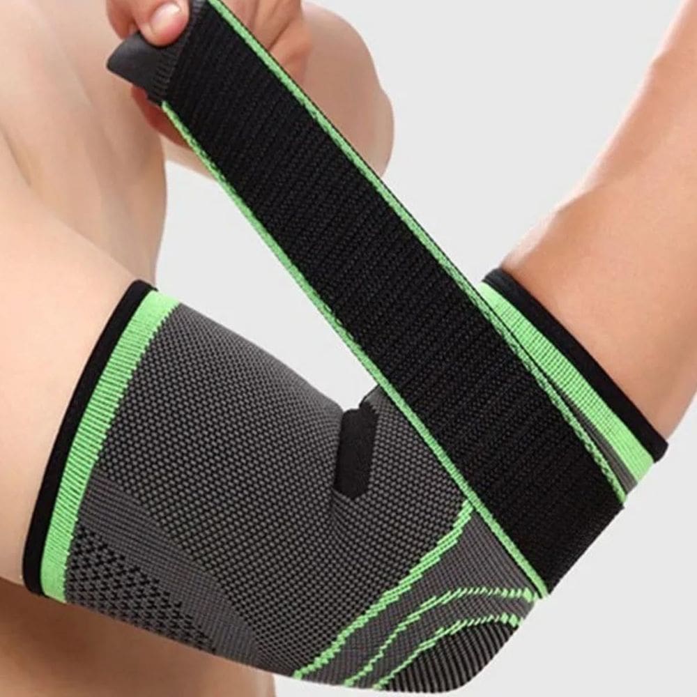 Cotoveleira Compressão Ortopédica 360 Ajustável Tensor Alivio Dor Esporte Fitness Proteção Tendinite