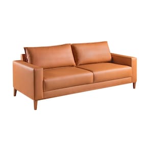 Sofá 2 Lugares Nilo Tecido Sintético Caramelo 175cm