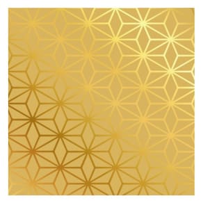 Saco de Presente Metal 30x44 Star Ouro c/50 - Cromus