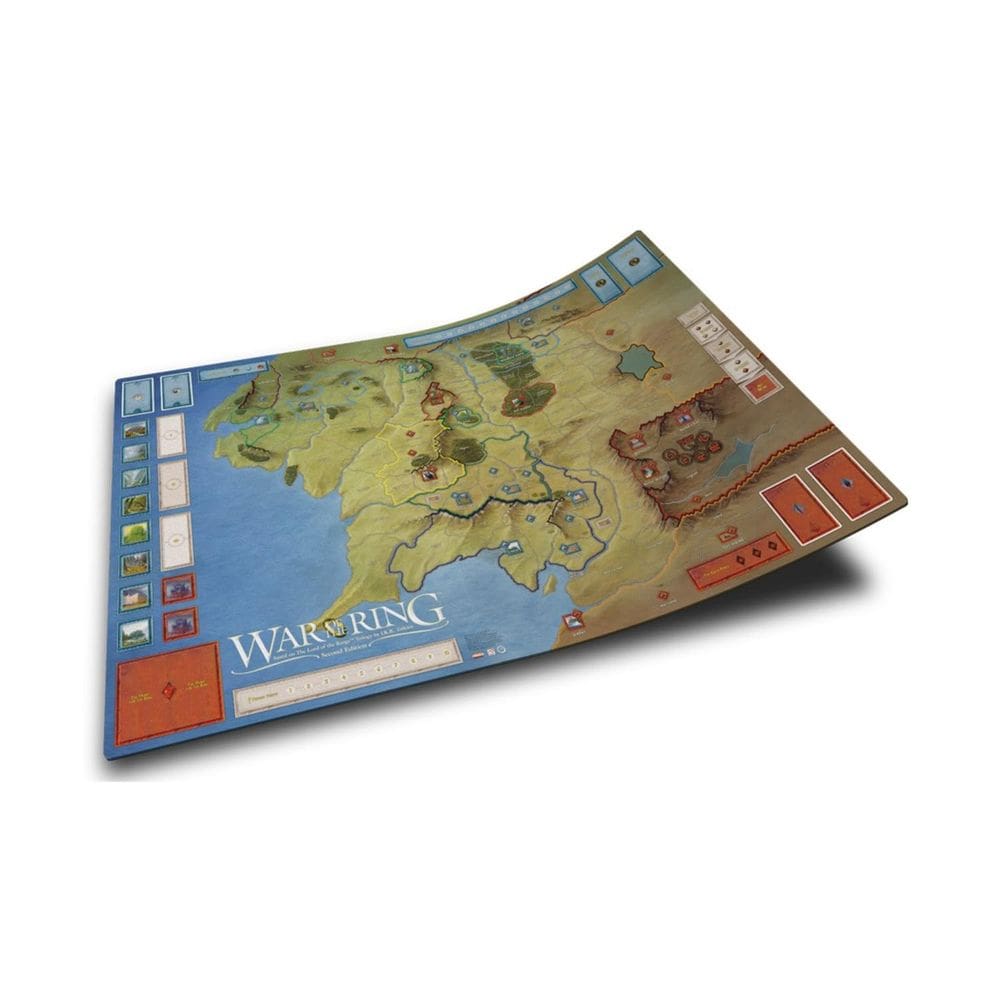 Jogo de tabuleiro Ares Games WAR of The Ring Deluxe com tapete de jogo