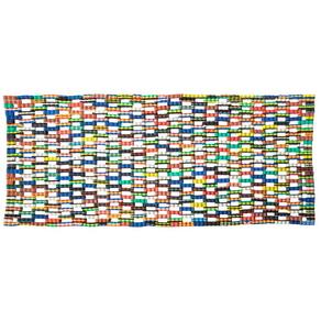 Tapete de porta Kalalou PML1001 Chinelo reciclado multicolorido
