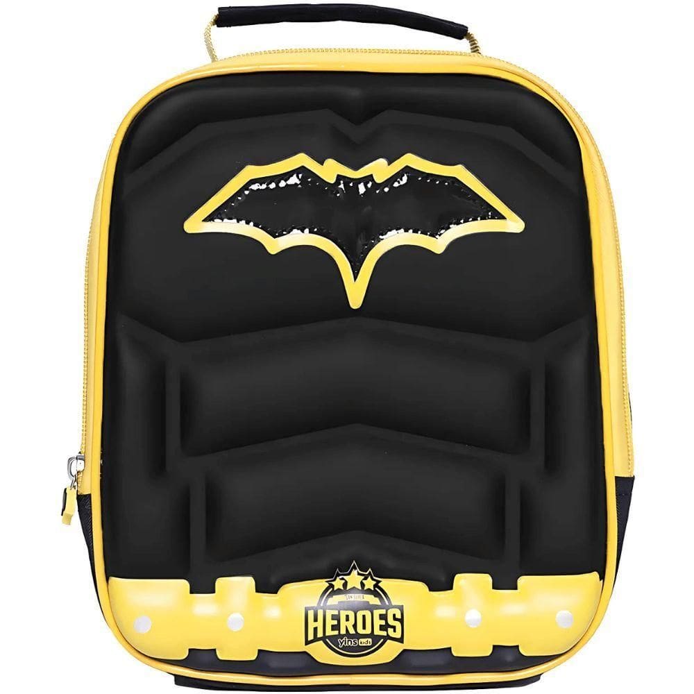 Lancheira Batmax Ys42369 - Yins - Preto/amarelo