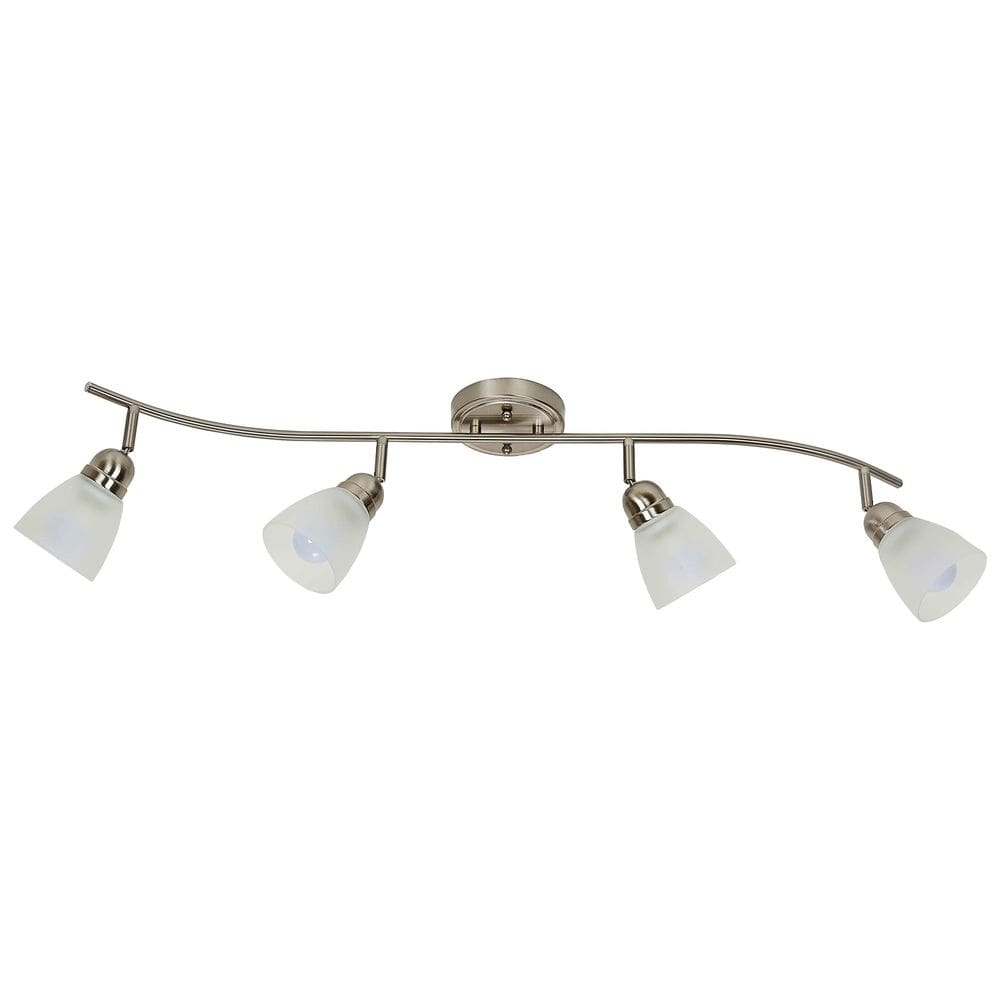 Luminária de teto Miseno ML14279 4 luzes com trilho de 36 cm de largura