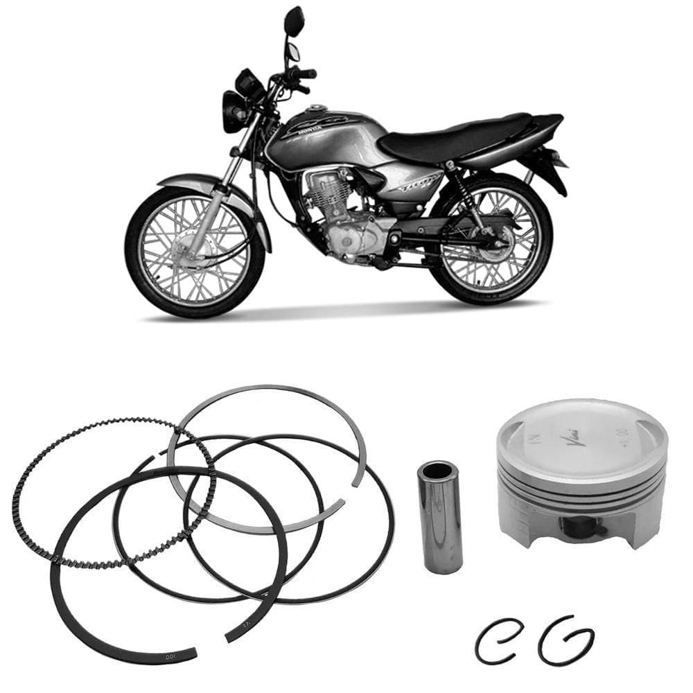 Kit Pistão e Anel 2.00 CG XRL 125 58.50mm Vini-Controlflex