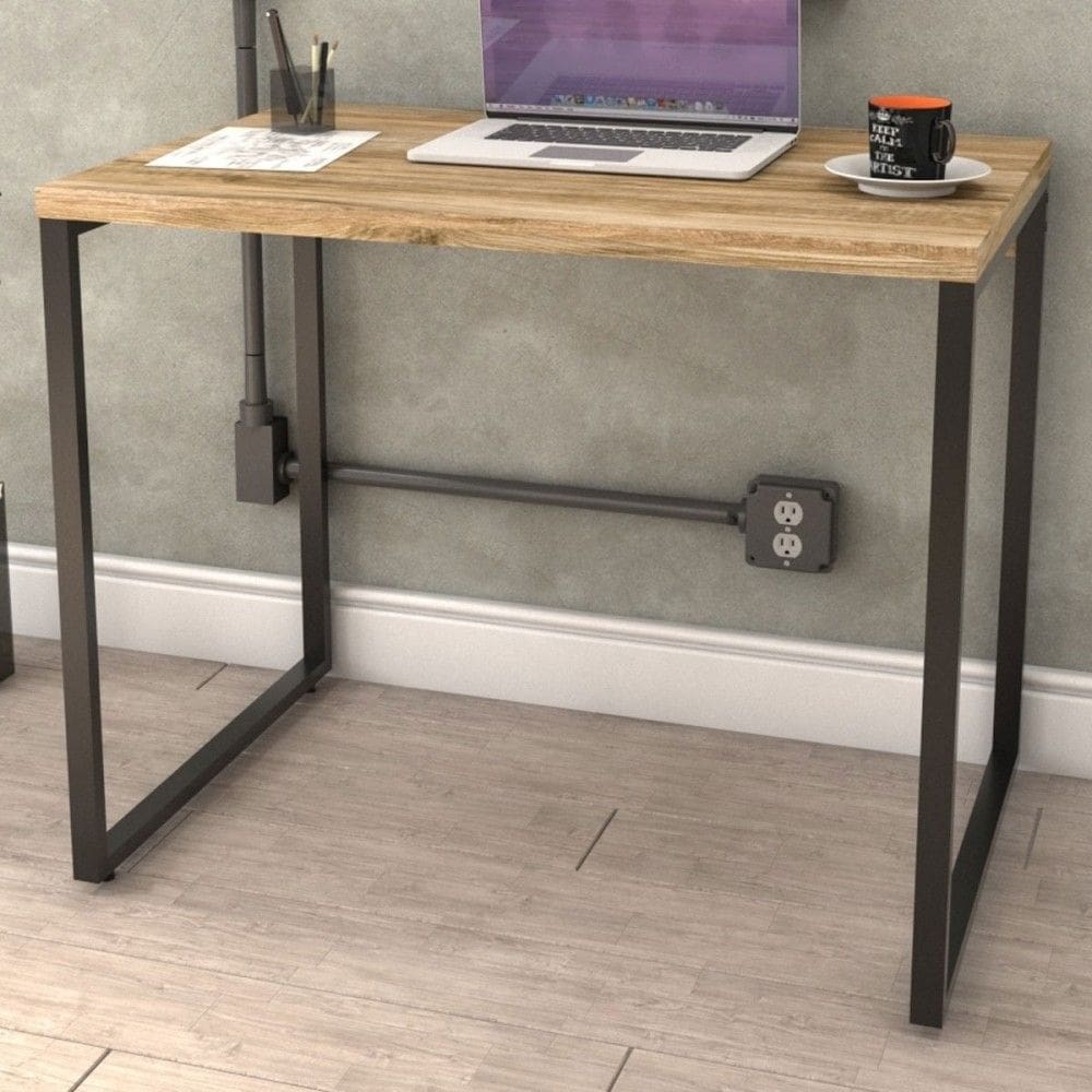 Mesa Escrivaninha Win Carvalho - Pnr Móveis