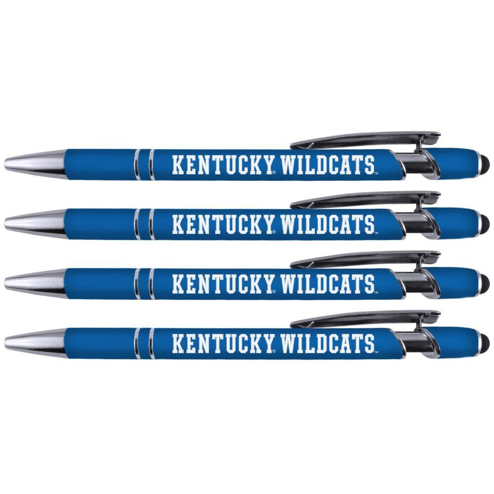 Caneta comemorativa Pen Kentucky Soft Touch Coated Metal, pacote com 4