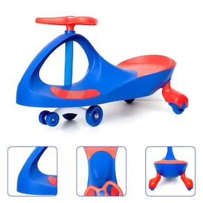 Brinquedo Super Car Rolimã Unitoys Azul e Vermelho Gira 360