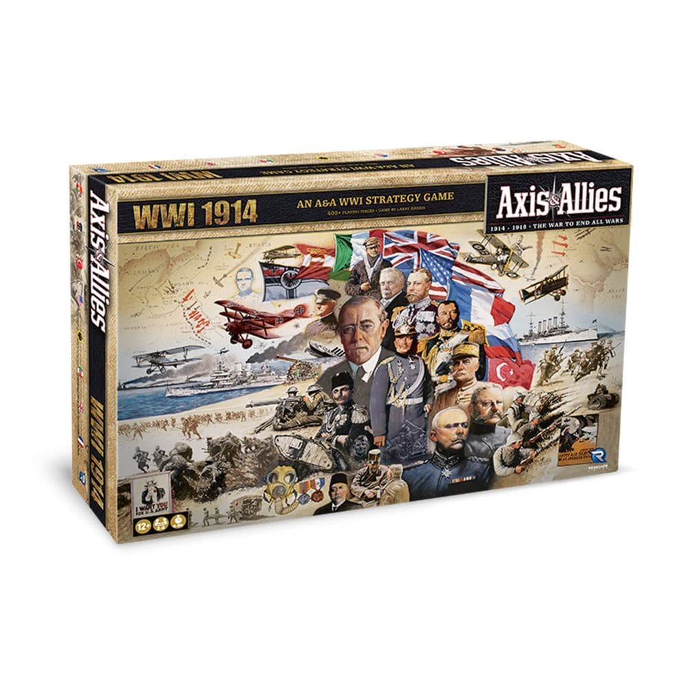 Jogo de tabuleiro Renegade Axis & Allies WWI 1914 Strategy 2-8 jogadores