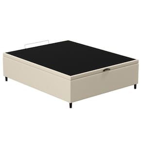 Base Para Cama Box Baú Casal 138x188cm Hit I02 Corano Bege - Mpozenato