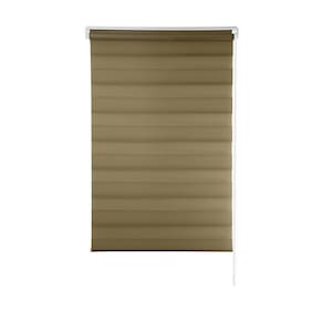Persiana Zebra Rolo Dupla 120X160 Caramelo