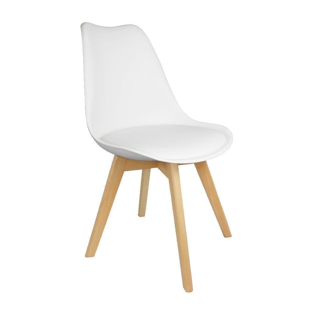 Kit 2 Cadeiras Eames Leda Branca