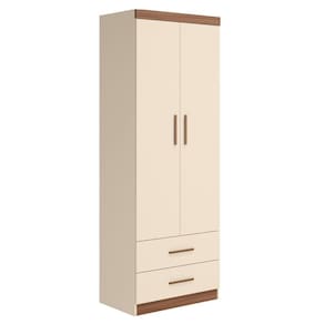 Guarda Roupa Infantil 2 Portas Chiara Off White-carvalho - Phoenix