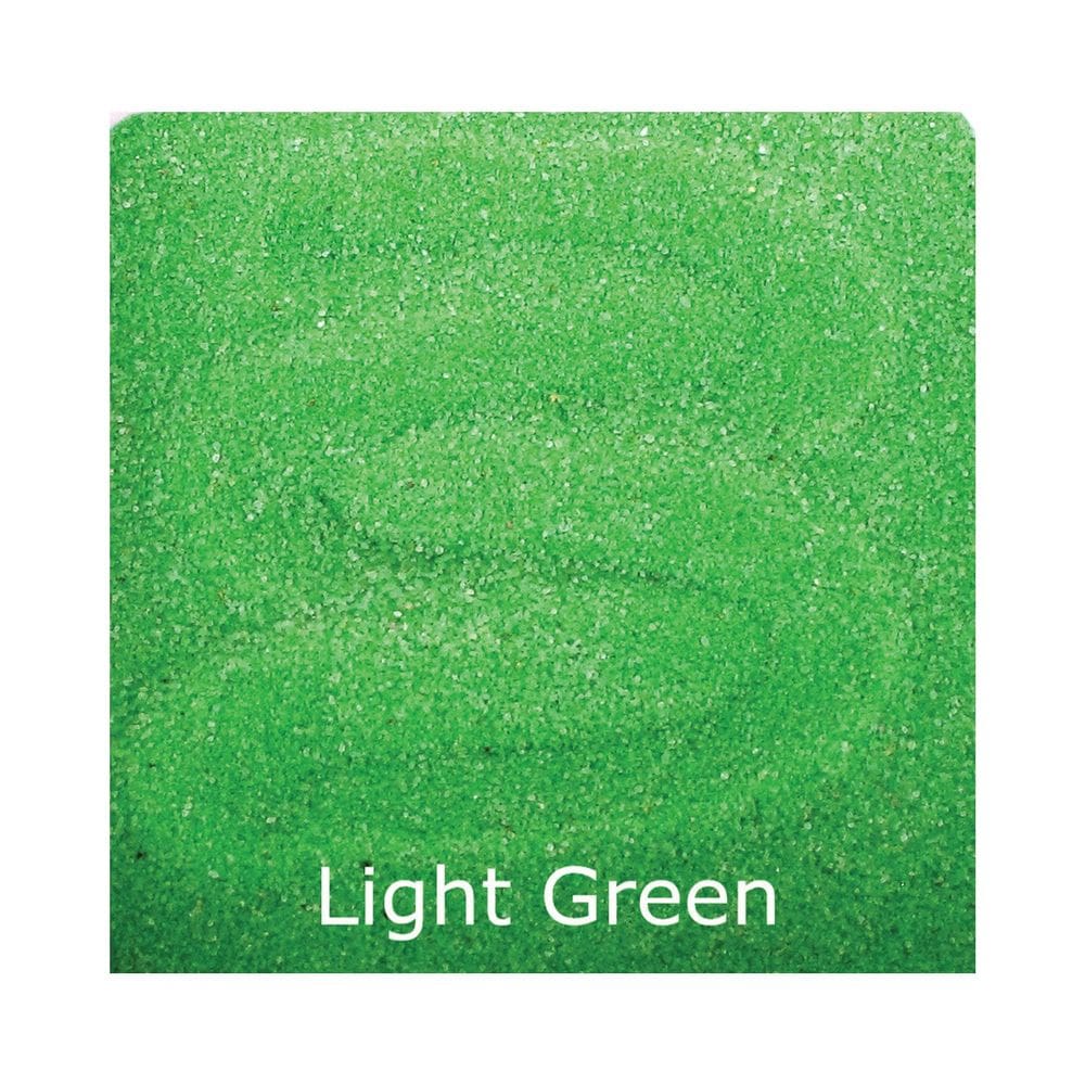 Areia colorida Activa Scenic Light Green 11,3 kg para artes e ofícios