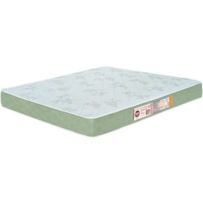 Colchão Casal Queen Sleep Max Espuma D33 158x198x25cm Branco-verde - Castor