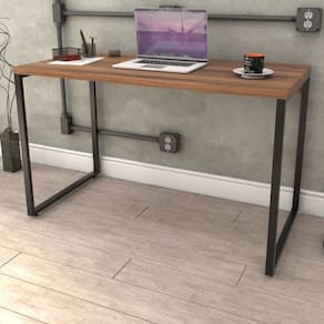 Mesa Escrivaninha Office Win Nogal - Pnr Móveis