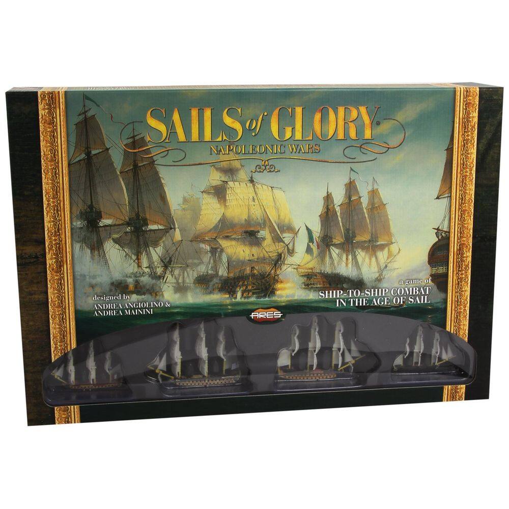 Jogo de tabuleiro Sails of Glory Napoleonic Starter Set para 2 a 4 jogadores