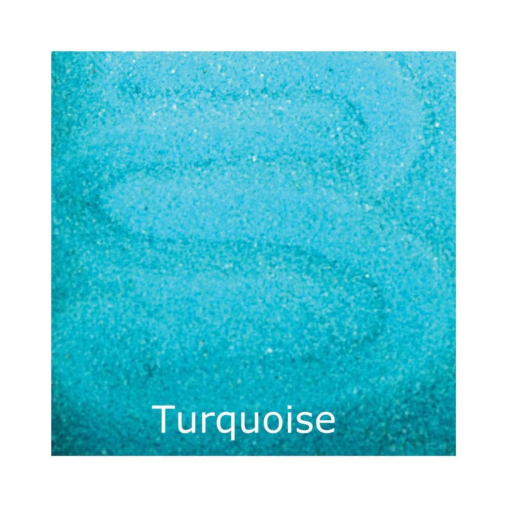 Areia colorida Activa Turquoise Scenic 11,3 kg para artes e ofícios