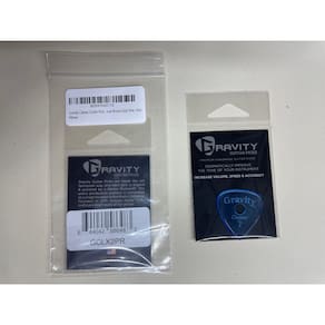 Palheta de guitarra Gravity Classic XL polida com orifício redondo B