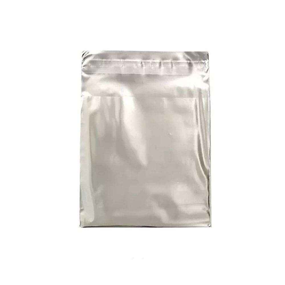 Saco de Presente Metal 25x35+3 Aba Adesivada Metalcor Prata - Cromus